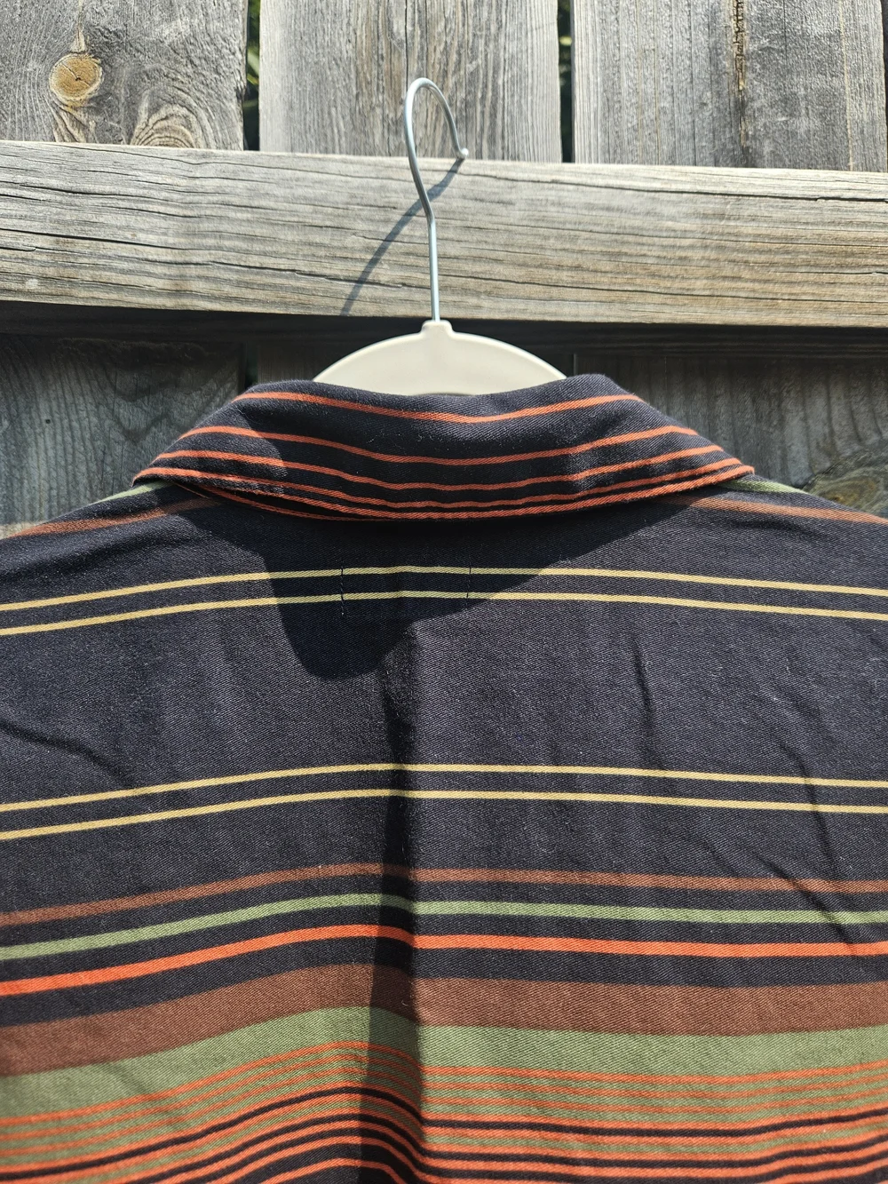 Wrangler Barn Shirt Jacket Men 2XL Button Down Pocket Light Western Cotton Aztec
